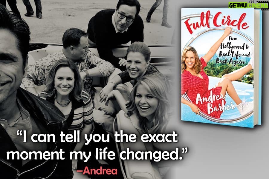 Andrea Barber Instagram - This is my life story, FULL CIRCLE. You’ll read funny, sweet stories from my early days on Full House. You’ll read about what I did during my twenty year break from Hollywood including college, post-graduate studies abroad, marriage, motherhood, and ultimately, a painful divorce. I dig deep into the hardest moments of my life when I was suffocating in the throes of debilitating anxiety and depression. And finally, I come full circle with the success and final season of Fuller House. This is me. All of me. I hope you find a little of yourself here, too. ❤️ FULL CIRCLE available NOW anywhere books are sold. 📚