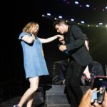 Andrea Barber Instagram - Still reliving this moment with @joeymcintyre.❤️ Check out my vlog to see it unfold - link in bio! (📸: @mjambriz) Mohegan Sun Arena