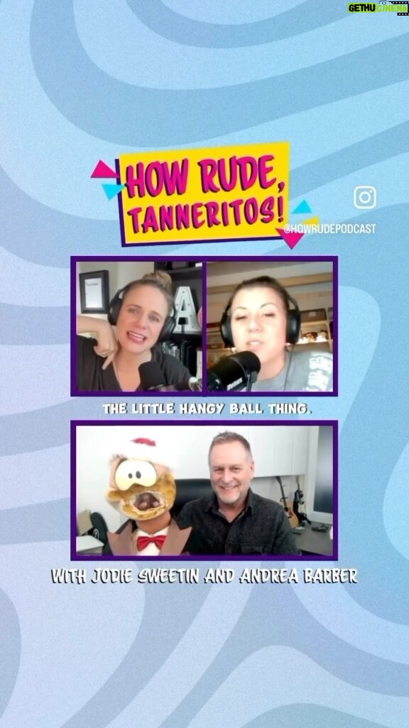 Andrea Barber Instagram - Why does Mr. Woodchuck have four epiglottises?? 🤯 Listen to Dave tell the story of what happened on @howrudepodcast! @dcoulier 🪵