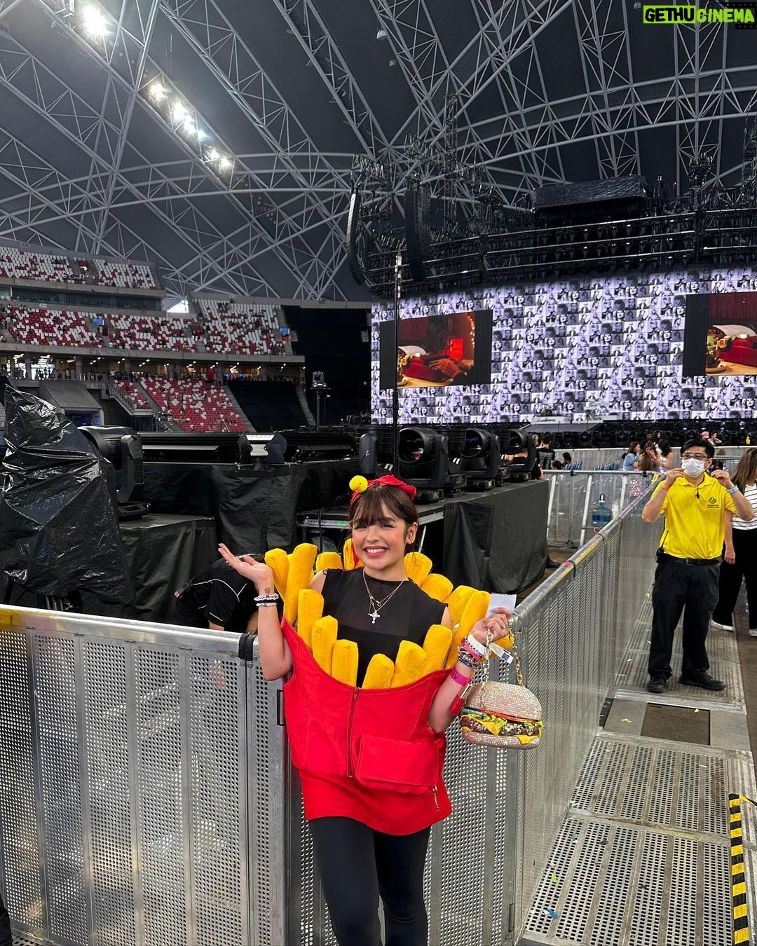 Andrea Brillantes Instagram - ERAS TOUR SINGAPORE! πΈπ¬β¨π Slide 1-6: My second concert alone! π Thanks to my mom and sister for surprising me with a ticket! π₯°π₯Ή Slide 7-10: My second night and my sisterβs second Eras tour π₯° We can literally watch her over and over again. We love you so much! π€πππ₯Ή