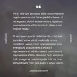 Andrea Iervolino Instagram - Visto che ogni secondo della nostra vita è un regalo prezioso che l’energia del universo ci ha regalato, vivilo intensamente e rispettalo profondamente utilizzandolo in pieno e nel miglior modo . Si sempre coerente nella tua vita , con i tuoi pensieri , le tue azioni , metticela tutta a rispettare i valori che ti rappresentano , non aver paura di avvicinarti a chi più ti rappresenta ed ad allontanarti da chi non ti rappresenta affatto . Nessuno ha in assoluto torto o ragione, quindi rispetta tutti ma non abbandonare mai i tuoi sogni e le tue visioni . Since every second of our life is a precious gift that the energy of the universe has given us, live it intensely and respect it deeply by using it to the full and in the best way. Be always consistent in your life, with your thoughts, your actions, do your best to respect the values ​​that represent you, do not be afraid to get closer to those who most represent you and to move away from those who do not represent you at all. No one is absolutely wrong or right, so respect everyone but never give up on your dreams and visions. Andrea Iervolino 20.03.2022