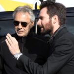 Andrea Iervolino Instagram - Talking about the movie with Andrea Bocelli @andreabocelliofficial and Roberto Sessa behind the scene of THE MUSIC OF SILENCE...#andreabocelli #biopic #themusicofsilence #cinecittà #set #filmproduction Cinecittà