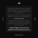 Andrea Iervolino Instagram – Iβd like to give us all hope by reminding us all that, as someone once said, it is not those who never fall who win in life, but those who always stand back up and continue to βfightβ.
So whether you are on your feet or still on the ground, gather your strength, stand up, and keep “fighting”.
You will win in the end!
I guarantee you that under the light of Love and therefore under the guidance of God nothing is impossible and you can achieve anything you can imagine and dream of.
“Under the light of love and the guidance of God stand up and winβ