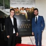 Andrea Iervolino Instagram - Premiere of "In Dubious Battle" @indubiousfilm by James Franco and produced by AMBI @ambigroup at TIFF - Toronto International Film Festival Here with the main actor Nat Wolff. #tiff #indubiousbattle #premiere Shangri-La Toronto