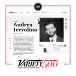 Andrea Iervolino Instagram – Thank you very much to @variety