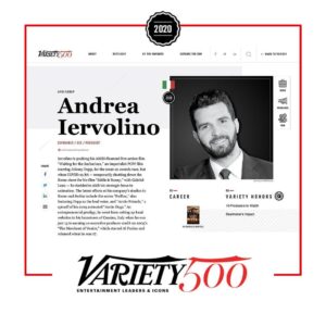 Andrea Iervolino Instagram - Thank you very much to @variety