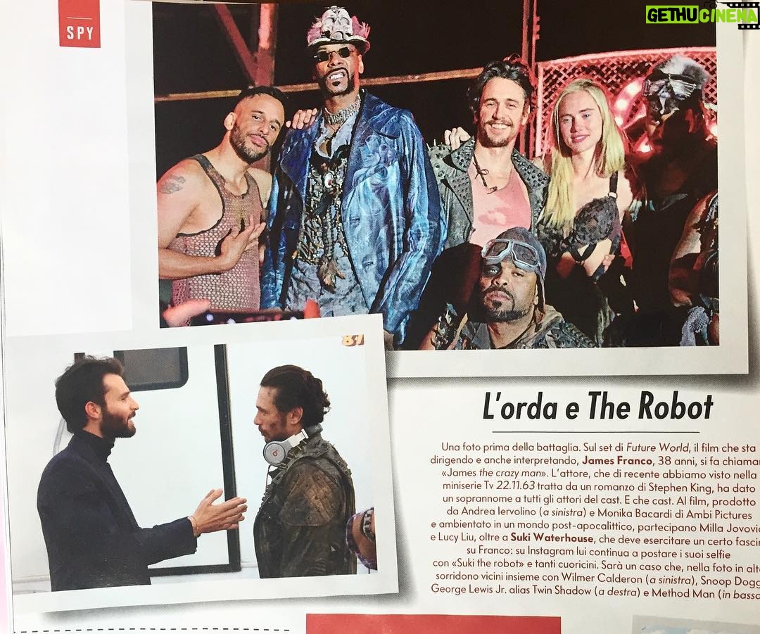 Andrea Iervolino Instagram - This week on Vanity Fair (Italian Edition)! #set #futureworld #jamesfranco #palmsprings #vanityfair Palm Springs, California