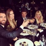 Andrea Iervolino Instagram - AMBI GALA Dinner with Antonio Banderas @antoniobanderasoficial Nicole Kimpel and my business partner Monika Bacardi @ladymonikabacardi Studios