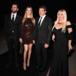 Andrea Iervolino Instagram – On “black carpet” of AMBI Gala in honor of Antonio Banderas @antoniobanderasoficial and Jonathan Rhys-Meyers with Nicole Kimpel, Antonio Banderas and my business partner Monika Bacardi @ladymonikabacardi Rome, Italy