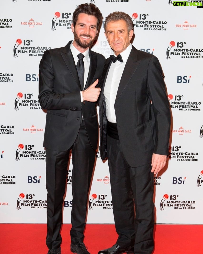 Andrea Iervolino Instagram - Premiere "All Roads Lead to Rome" at Montecarlo Film Festival @montecarlofilmfestival with the great showman and director of the Festival Ezio Greggio @ezio_greggio Théâtre des Variétés - Monaco