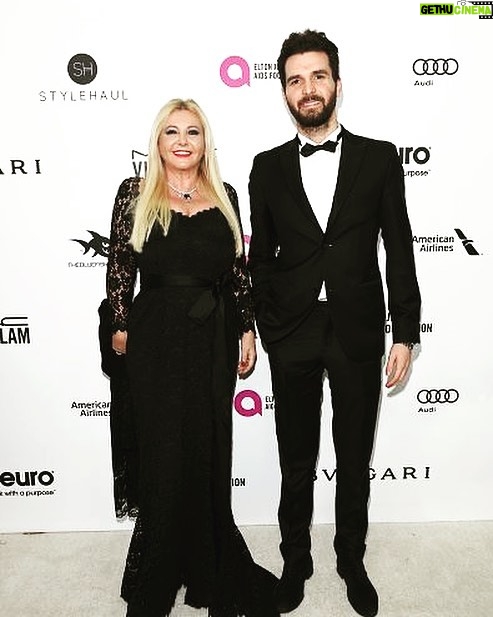 Andrea Iervolino Instagram - At Elton John AIDS Foundation's Oscar Party @elton_john_development with my business partner Monika Bacardi @ladymonikabacardi . Amazing Oscar Night! City of West Hollywood Parks & Recreation