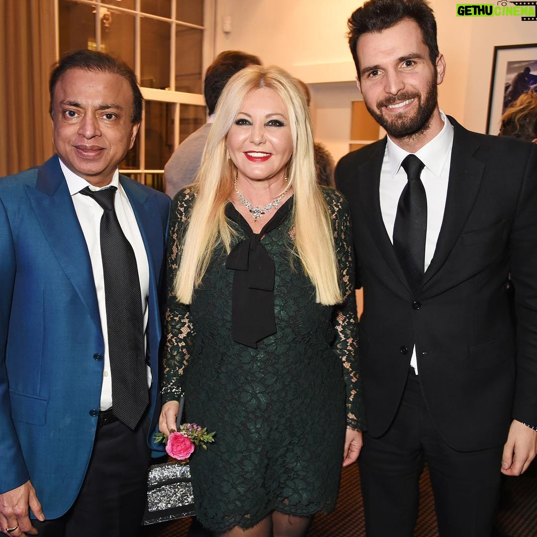 Andrea Iervolino Instagram - At the private screening of "This Beautiful Fantastic" together with my friends: my business partner Monika Bacardi @ladymonikabacardi and the great businessman Pramod Mittal! BAFTA