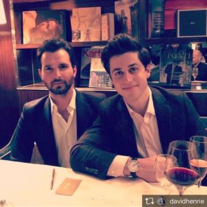 Andrea Iervolino Instagram - Here on my left with David Henrie @davidhenrie a great great artist and a wonderful person...we’ll talk about our movie soon!