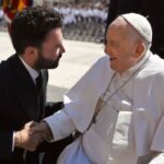 Andrea Iervolino Instagram - "I am proud that great artists like Bollywood star Jacqueline Fernandez ( @jacquelienefernandez ) accepted my invitation to pay homage, together, to His Holiness @franciscus