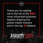 Andrea Iervolino Instagram - Thank you very much to @variety