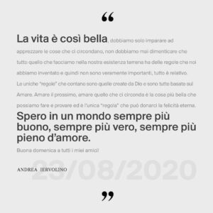 Andrea Iervolino Instagram - Just a Sunday’s thought