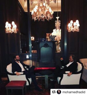 Andrea Iervolino Instagram - I’m happy to spend time with you my friend @mohamedhadid ! You’re a great friend and an upcoming good actor! 🙂 Looking forward to meet you again!