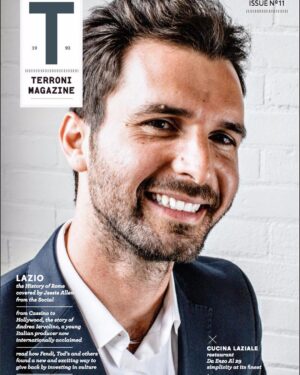 Andrea Iervolino Instagram - Many thanks to T Magazine @terronimagazine for this nice cover and article about my life. I'm happy to be Italian Candian and to live in Toronto!