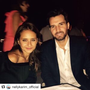 Andrea Iervolino Instagram - It was a pleasure to meet such a professional and nice actress  Nelly Karin @nellykarim_official who is also a top star in all the Middle East. I'm sure that we'll see her in one of our movies in Hollywood very soon! #nellykarim #andreaiervolino #elgounafilmfestival