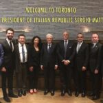Andrea Iervolino Instagram - Great lunch with the President of the Italian Republic Mr Sergio Mattarella @sergio_mattarella_presidente. We spoke about the future of Italy-Canada relations through different points of view as culture, lifestyle, global network, innovation and industry. From left to right: the State Minister for Foreign Affairs Benedetto Della Vedova, @andreaiervolinoproducer , Michele Mosca, Barbara Cifra, The President Sergio Mattarella, Italian Ambassador Claudio Taffuri, Domenico Lombardi, the Console Giuseppe Pastorelli and Mr John Ruffolo. #sergiomattarella #toronto #lunchtime #italiancanadians Toronto, Ontario