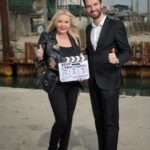 Andrea Iervolino Instagram - On set of AMBI Media Group @ambigroup BENT with my business partner Monika Bacardi @ladymonikabacardi #set #bent #rome Rome, Italy