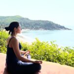 Andrea Jeremiah Instagram - Weekend @ Gokarna🧘🏻‍♀️🌊🌸 #gokarna #wellness #weekend #retreat #solotravel #beach