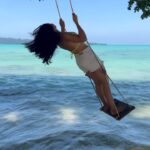 Andrea Jeremiah Instagram - Swinging my way into 2024 💚 @gtholidays.in #gtholidays #andamans #havelockisland #solotravel #island #beach