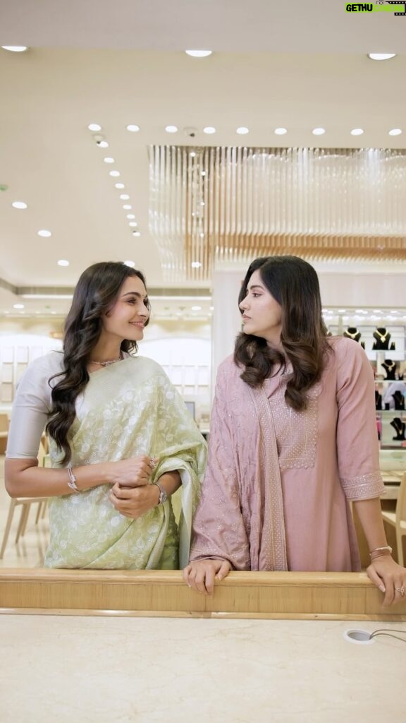 Andrea Jeremiah Instagram - “Embarking on a delightful surprise adventure with my darling Anju! 🛍️💖 Join me as I plan a spontaneous store visit, filling our day with laughter and love. Witness the joy in Anju’s eyes as she discovers the sweet surprise I’ve arranged for women’s day, turning ordinary moments into cherished memories. Here’s to the magic of friendship and the joy of creating beautiful moments together! 🌟 #GRTJewellers #HappyWomensDay #SurpriseAndSmiles #Ad