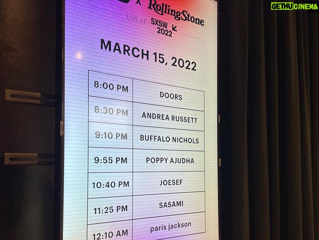 Andrea Russett Instagram - SWIPE ➡️ 🥺 bbs first live show. thank you @rollingstone & @twitch. so so much. and thank all of YOU for showing up and being in that live stream to support me. i am melting with gratitude. SXSW