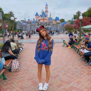 Andrea Russett Instagram - lil disneyland photo DUMP 🐭 i think i loooove disney land so much because i cannot comprehend reality and would rather live in a land of make believe 🥲 i’m posting this at midnight and i’ve been told it’s not peak engagement hours but i’m also trying to live life not revolving around likes. so…. enjoy, my night owl babes