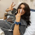Andrea Russett Instagram - nothing says 26 like a 2am cat scan ♥️ survived another year!!!!!! go me. (my bday isn’t til tomorrow but whatever)