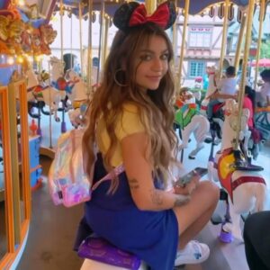 Andrea Russett Instagram - lil disneyland photo DUMP 🐭 i think i loooove disney land so much because i cannot comprehend reality and would rather live in a land of make believe 🥲 i’m posting this at midnight and i’ve been told it’s not peak engagement hours but i’m also trying to live life not revolving around likes. so…. enjoy, my night owl babes