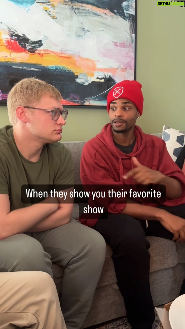 Andrew Bachelor Instagram - When @thats.a.bad.idea tried to show me and @breedawool his favorite show TWD 🤣