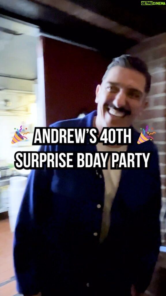 Andrew Schulz Instagram - “Count your age by friends not years. Count your life by smiles not tears.” - John Lennon Best birthday of my life. Thank you my ❤️ for organizing it all. You’re are truly the best and I meant what I said. I usually hate birthdays and you may have changed that feeling for good! Thank you so much to all my friends that surprised me. It means the world. Great edit @chifftie
