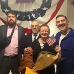 Andrew Schulz Instagram - My mom became a citizen of the greatest country in the world today. 🇺🇸🇺🇸🇺🇸🇺🇸 She was born and raised in Scotland. She stopped going to school at 15. Came to the US at 23. She became a 3x US ballroom dance champion, started her own business, bought 2 homes and put her 2 sons through college. She is fearless. Unwavering. And indefatigable. She had the courage to risk it all and the tenacity to succeed against all odds. She is the American dream.