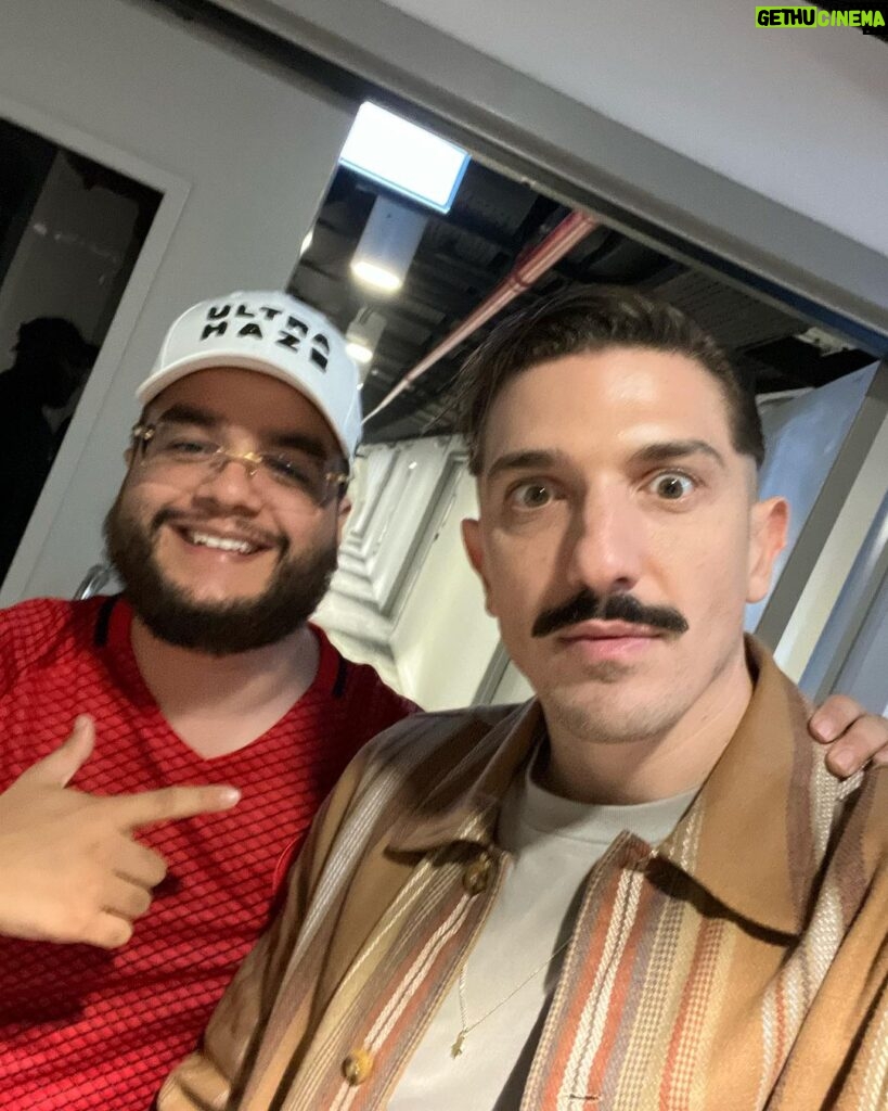 Andrew Schulz Instagram - Abu Dhabi show was phenomenal. It’s surreal that we watched UFC 294 Saturday, then did our show in the same arena the next day 🤯. I was honestly shocked, and not just bc the dudes don’t wear underwear. I expected the crowd to be extremely conservative and unforgiving of “edgy” jokes. They were the exact opposite. The jokes I was most concerned about were probably the ones they laughed the loudest at. They want the release. Comedy provides that. It turns out we all love some dark and twisted shit as long as it’s got some love in it. I genuinely hope more comics do shows there. The people want it and they’re ready to laugh at it all. Even the Chamakis. #TheLifeTour 🎥 @valafilms Abu Dhabi, U.A.E.