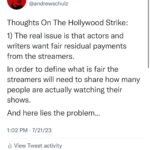 Andrew Schulz Instagram - Actors and Writers might be unknowingly striking themselves out of jobs. Just a hunch 🤷‍♂️. What y’all think?