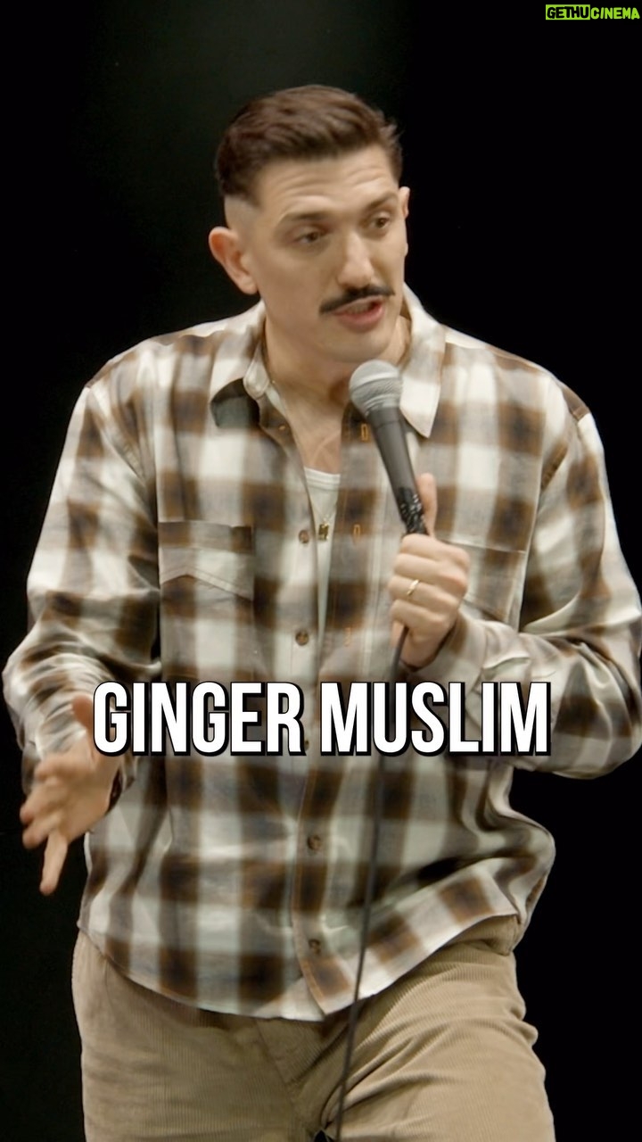 Andrew Schulz Instagram - Muslims come in GINGER too! A real life Lepre-Khan 🔥🔥🔥 #TheLifeTour Austin, Nashville, SF on sale now 💪