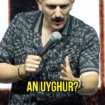 Andrew Schulz Instagram - I found a Uyghur! Don’t tell China 🤫 #TheLifeTour Great edit @chifftie