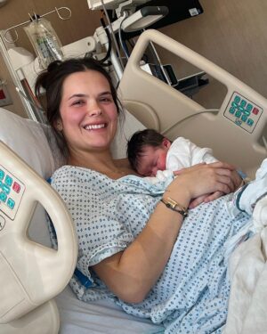 Andrew Schulz Instagram - Shiloh Jean Schulz. Welcome to the world my love. ❤️

You’ve got such an amazing journey ahead of you. I can’t wait to see it unfold. One day I’ll tell you the story of everything your mom went through to get you here. What an incredible woman you have look up to. We got lucky 😘. I hope I do a good job as your dad. It will be the one thing I judge my life on before I pass. I know you can’t read any of this yet but I am deliriously happy you’re here. I love you so much. ❤️

PS. Thank you for giving mom these colossal tits. We call them “The Heavies”. They’re really awesome. I’ve noticed you’ve been enjoying them too. We’ve got so much in common already. It’s gonna be great.