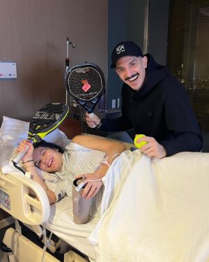 Andrew Schulz Instagram - Shiloh Jean Schulz. Welcome to the world my love. ❤️

You’ve got such an amazing journey ahead of you. I can’t wait to see it unfold. One day I’ll tell you the story of everything your mom went through to get you here. What an incredible woman you have look up to. We got lucky 😘. I hope I do a good job as your dad. It will be the one thing I judge my life on before I pass. I know you can’t read any of this yet but I am deliriously happy you’re here. I love you so much. ❤️

PS. Thank you for giving mom these colossal tits. We call them “The Heavies”. They’re really awesome. I’ve noticed you’ve been enjoying them too. We’ve got so much in common already. It’s gonna be great.