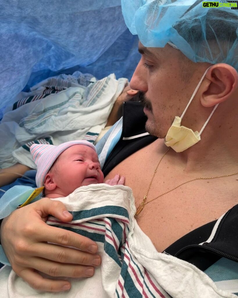 Andrew Schulz Instagram - Shiloh Jean Schulz. Welcome to the world my love. ❤️ You’ve got such an amazing journey ahead of you. I can’t wait to see it unfold. One day I’ll tell you the story of everything your mom went through to get you here. What an incredible woman you have look up to. We got lucky 😘. I hope I do a good job as your dad. It will be the one thing I judge my life on before I pass. I know you can’t read any of this yet but I am deliriously happy you’re here. I love you so much. ❤️ PS. Thank you for giving mom these colossal tits. We call them “The Heavies”. They’re really awesome. I’ve noticed you’ve been enjoying them too. We’ve got so much in common already. It’s gonna be great.