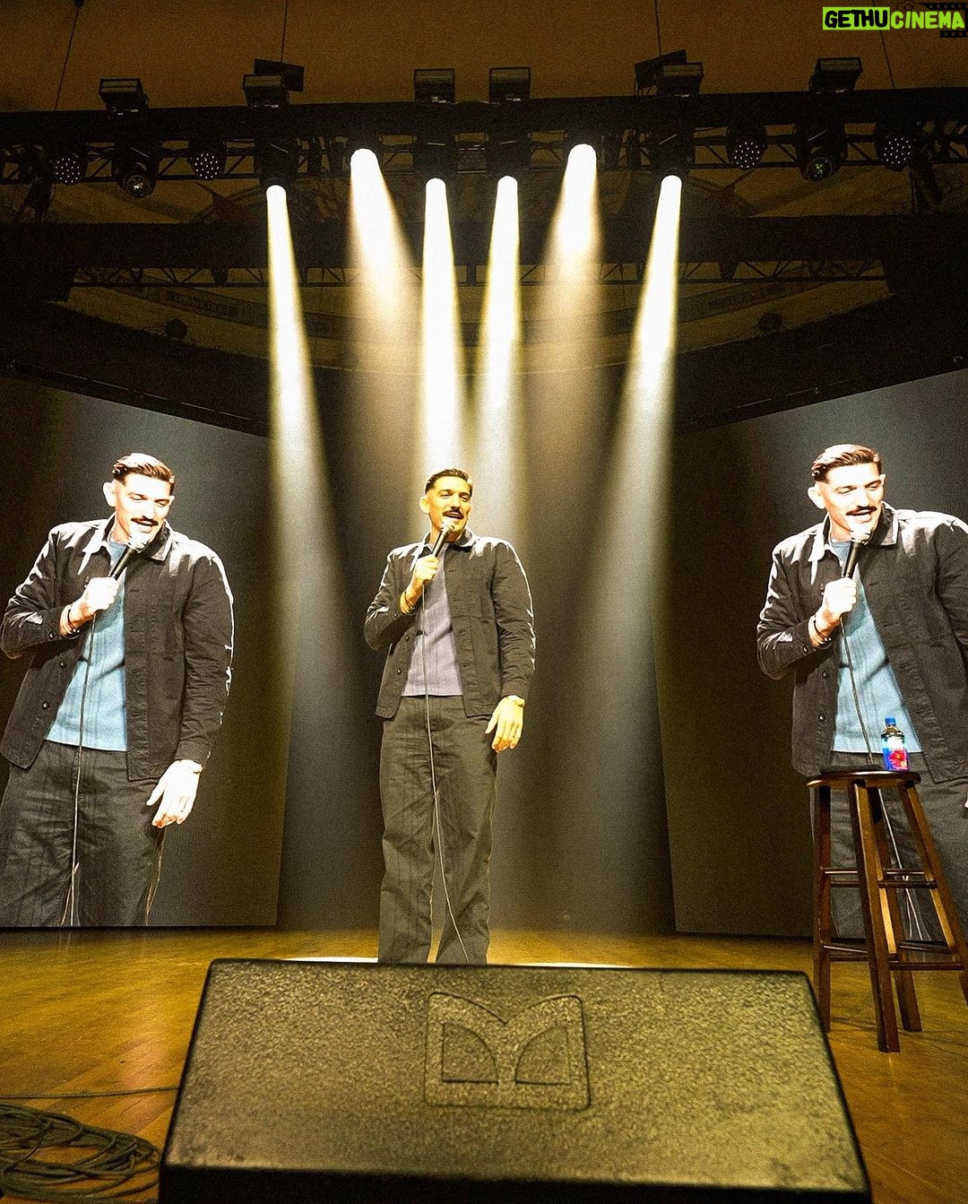 Andrew Schulz Instagram - The first piece of stand up comedy I ever experienced was a cassette tape of Eddie Murphy’s Delirious. I was 12. My dad and I listened to it together and I saw him laugh until he cried. The Ralph Kramden being gay but killed him. I remember thinking to myself, damn I want to make him laugh like that. That single moment changed the rest of my life. Eddie recorded Delirious in Washington DC at DAR Constitution Hall. This past weekend we did 2 sold out shows there. Thank you to every single one of you that came out and gave me that truly surreal experience. I am incredibly grateful. What a life. #GooneyGoogoo