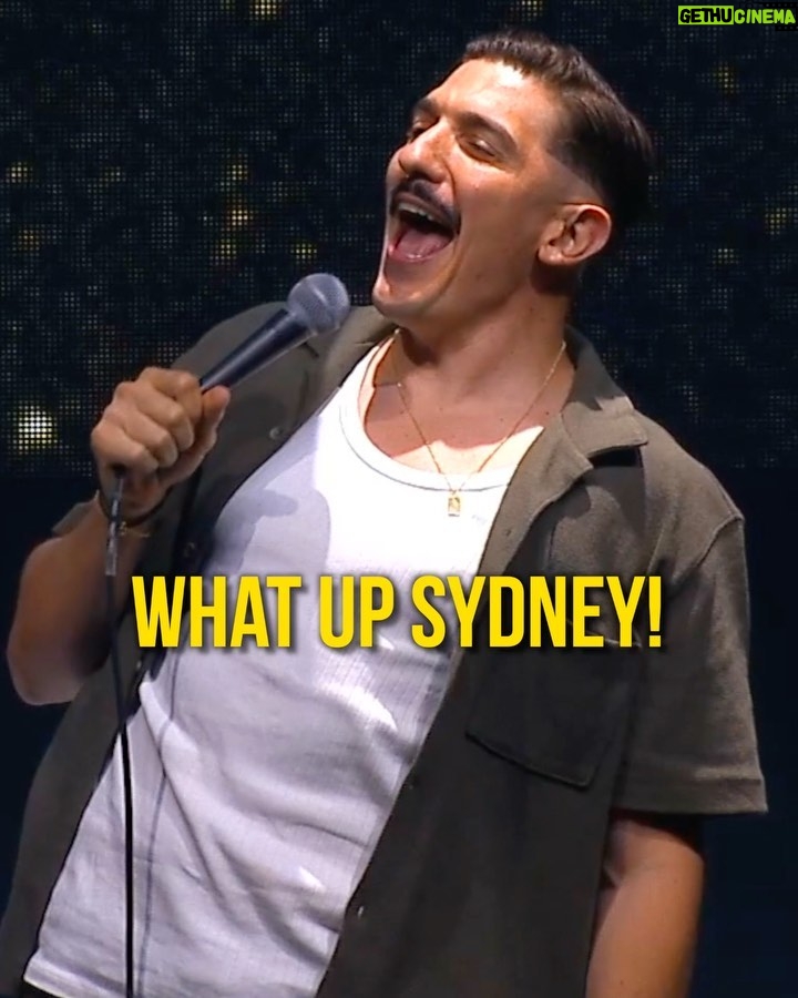 Andrew Schulz Instagram - SYDNEY. One of the greatest weekends of my life. Thank you so much 🙏🙏🙏. Might have to release some of those local jokes soon 😎. SLIDE 2 🤯. 2 sold out shows at this beast of a venue. An international arena tour is a wild sentence to even type. What a life. #TheLifeTour Great movie @valafilms 🔥🔥🔥 ICC Sydney Theatre