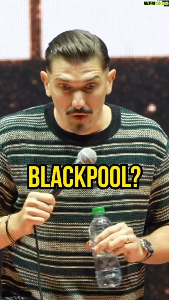 Andrew Schulz Instagram - BLACKPOOL??? How you gonna name a city after 2 mortal enemies? #TheLifeTour Australia see you soon. Great edit @chifftie 🔥🔥🔥