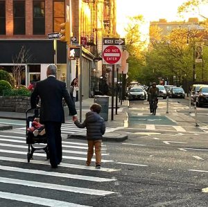 Andy Cohen Instagram - Early evening family ice cream run, captured by a sweet fan named @mommabaer73