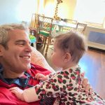 Andy Cohen Instagram – Tummy Time on my chest 💕