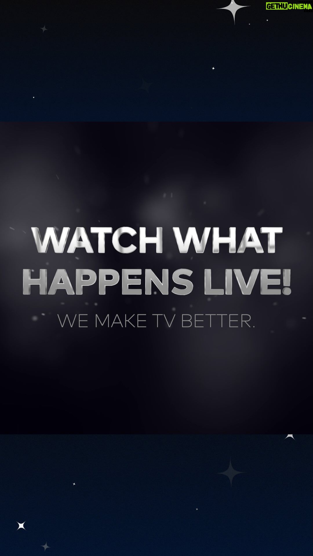 Andy Cohen Instagram - WATCH WHAT HAPPENS LIVE! We Make TV Better. 🥳🎉💙 #WWHL Watch What Happens Live