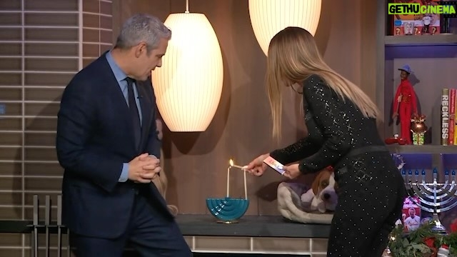 Andy Cohen Instagram - Happy Hanukkah 🕎 one night early. This felt important to do this year.