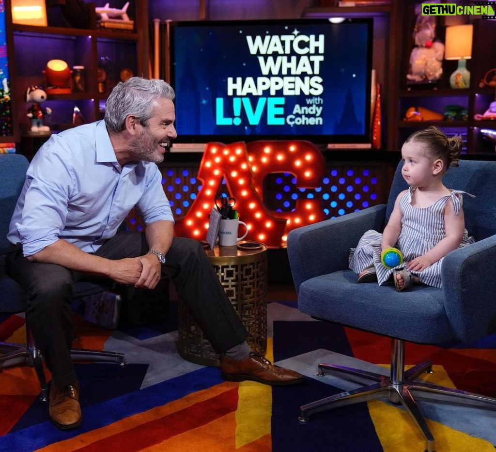 Andy Cohen Instagram - She’s already looking at me like I’m nuts…. (📸: @charlessykes) Bravo Clubhouse